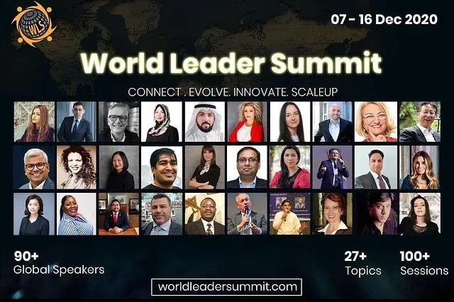 World Leader Summit, 7th to 16th Dec 2020.